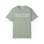 Millennial Mom: Highly Sensitive, Low Patience Tee