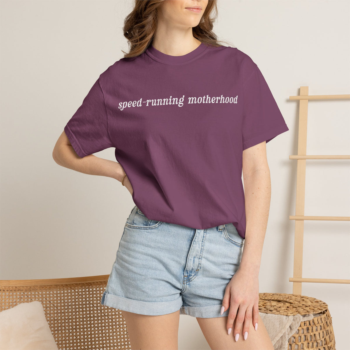 Speed-Running Motherhood Tee