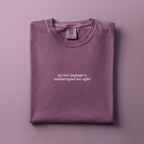 My Love Language Is Uninterrupted Hot Coffee Tee